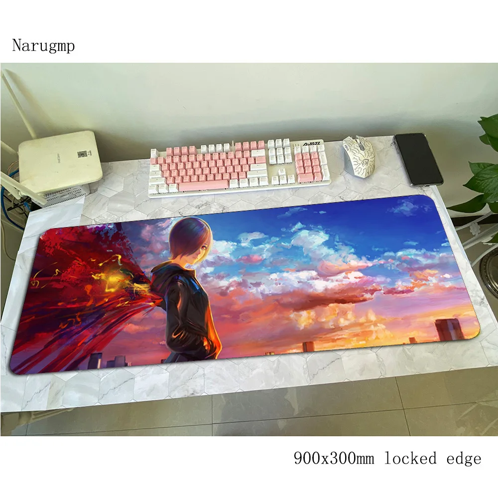 Игровой коврик для мыши Токийский Гуль большой игровой 800 х300х4 мм аксессуары