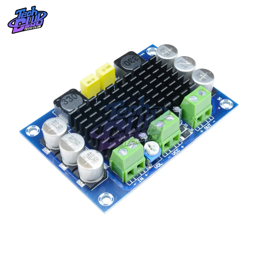 

2*120W TPA3116D2 High Power Digital Amplifiers Module Dual-Channel Amplificador Board Sound Amplifier Audio for Speakers Stereo