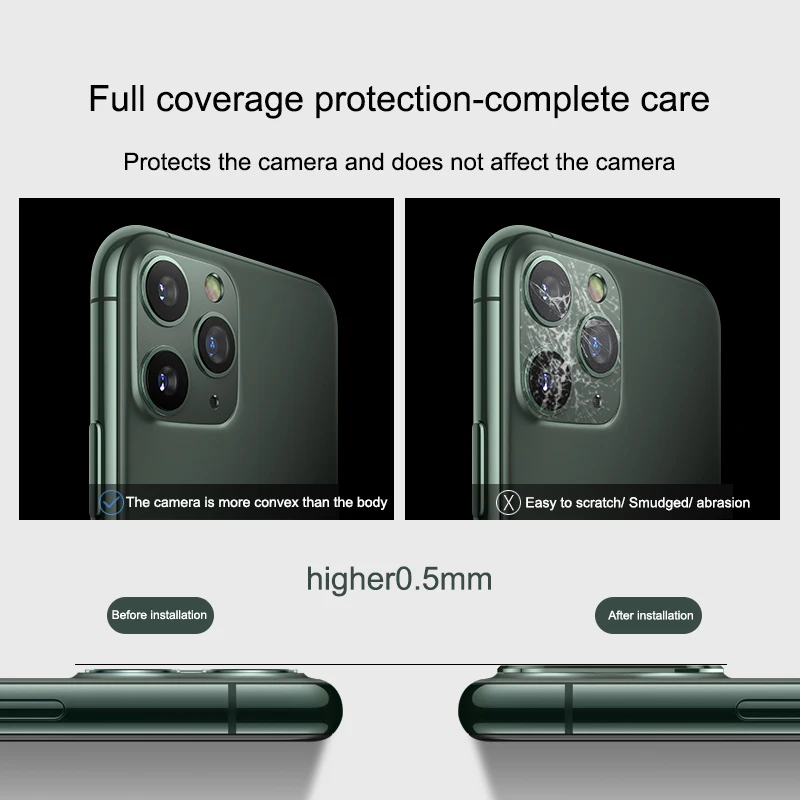 HOCO Защитная пленка для объектива камеры iPhone 11 на Pro Max Закаленное стекло 11Pro |