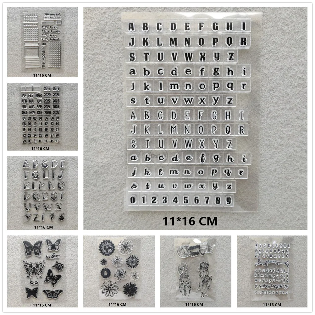 Штампы для скрапбукинга силикон 26 видов на выбор | Дом и сад