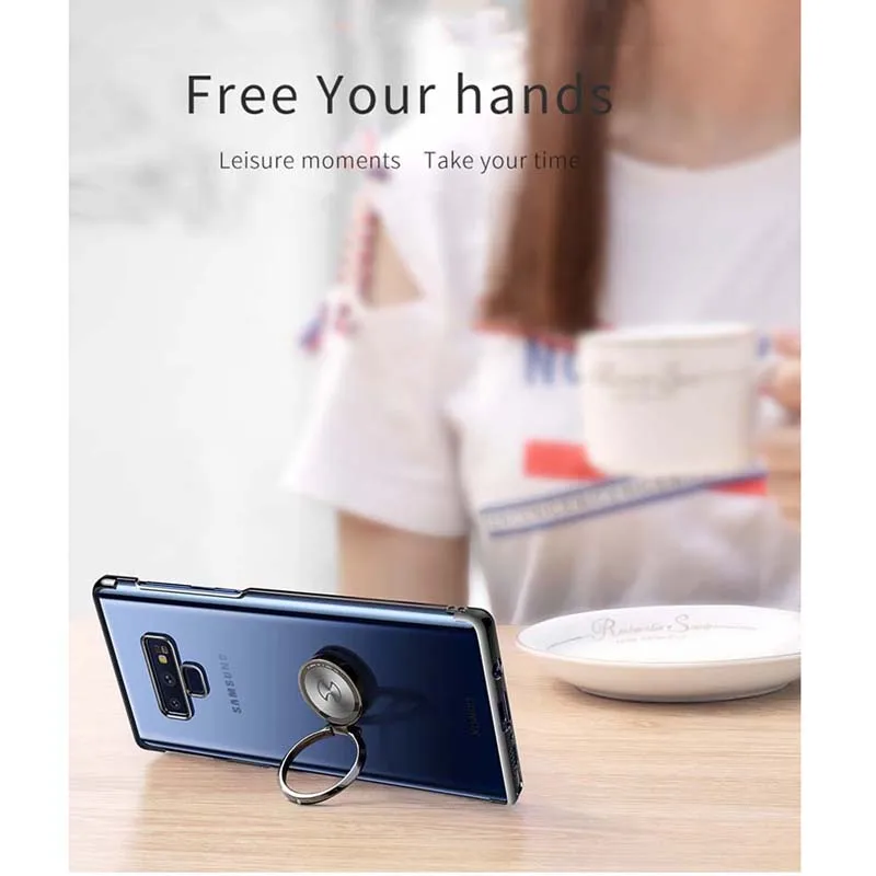 Чехол Xundd для Samsung S10 Plus роскошная Прозрачная Жесткая задняя крышка из