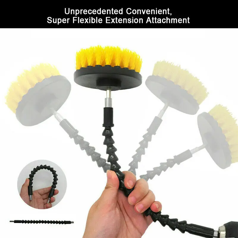 

Shower Door Tracks Cleaning Brush Grout Cleaning 21pcs Drill Brush Power Scrubber Cleaning Scrub