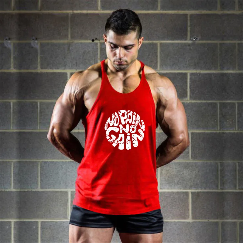 Лето 2021 мужская майка с тонкими лямками повседневный жилет для фитнеса спортзала