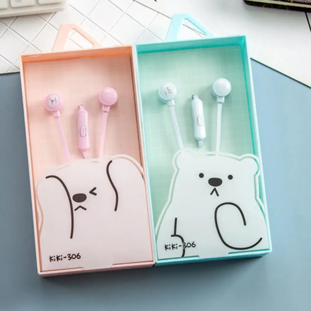 Наушники с героями мультфильмов Шум снижение 3 5 мм Jack проводной In-ear спортивный