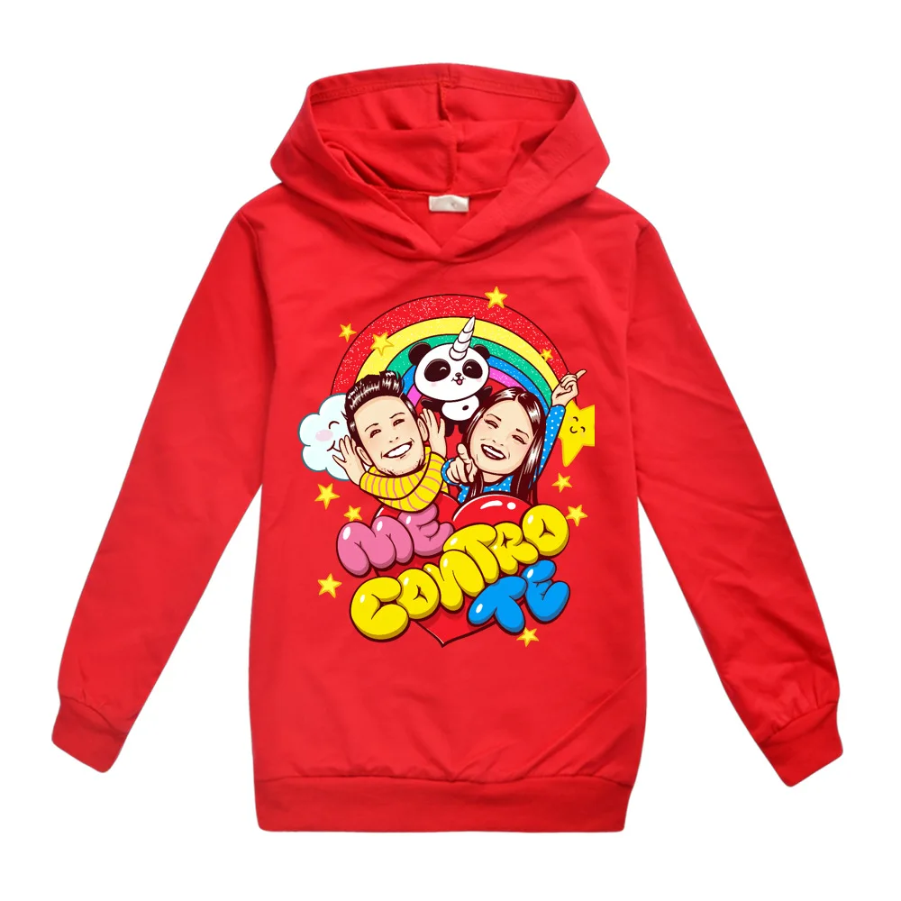 

Me Contro Te B Kids Clothes Cotton Hooded Sweater Streetwear Sweatshirt Cartoon Pullover Hip Hop Teenager Boys Girls Clothing