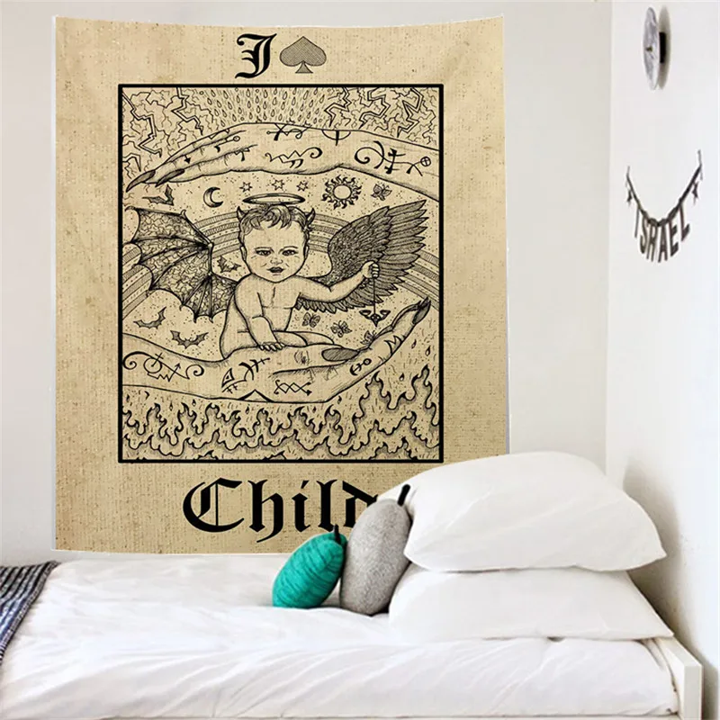 

Western European Tapestry Gorgeous Tallo Sofa Living Room Wall Blanket Practical Polyester Home Wall Tulle Bedroom Decoration