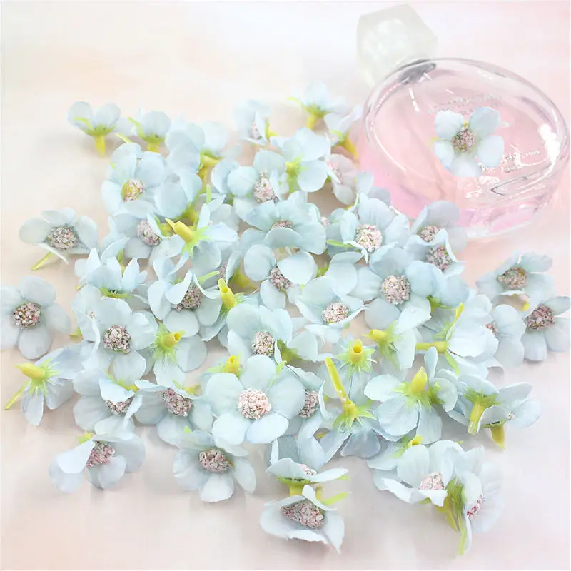 2 см многоцветная Маргарита Флорес cabezas мини seda flores artificiales para guirnalda Скрапбукинг hogar boda украшение