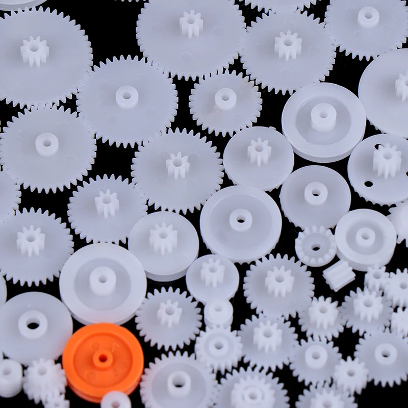 Новые 64 видов пластиковых валов однослойные короны Червячные шестерни Cog колеса