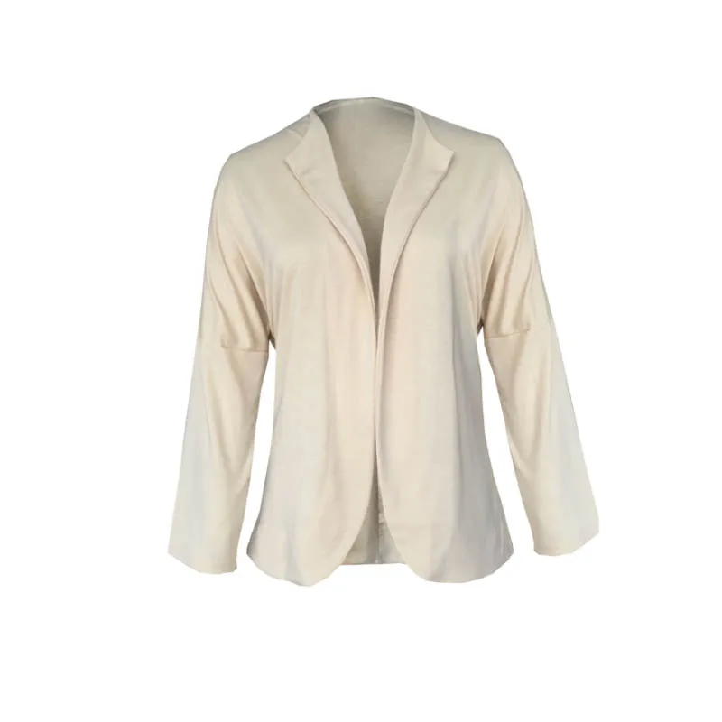 Новинка Осень 2019 женский кардиган свитер пальто маленький платок однотонный