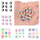 30 шт. 10 мм фруктысмайликиЖивотные Печатные бусины из полимерной глины бисер смешанный цвет полимерные бусины из глины для самостоятельного изготовления ювелирных изделий