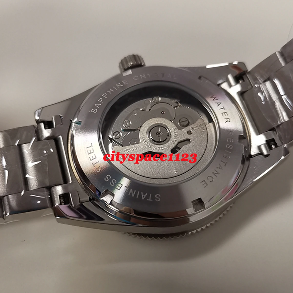 Часы мужские механические Автоматические 41 мм со светящимся календарем и