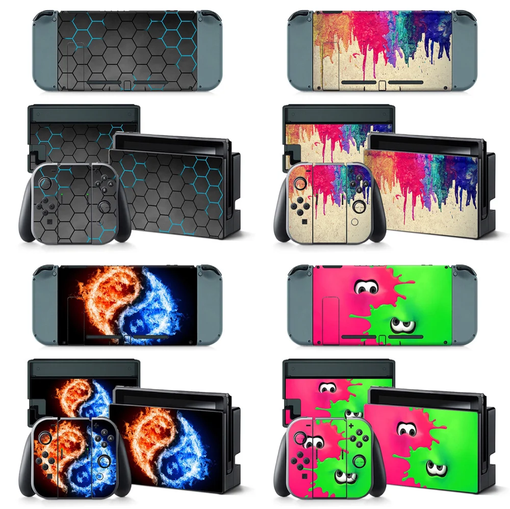 Крутая Виниловая наклейка для консоли переключения и контроллера Nintendo Switch Skin
