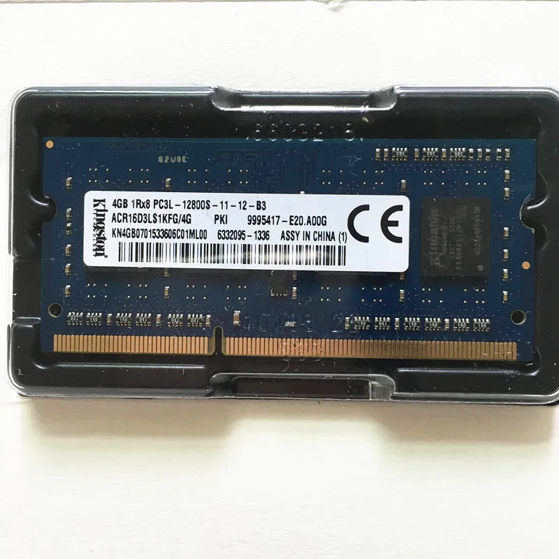 Б/у Kingston ddr3 4 Гб 1600 МГц оперативная память 1 35 V 1Rx8 PC3L 12800S 11 DDR3 памяти