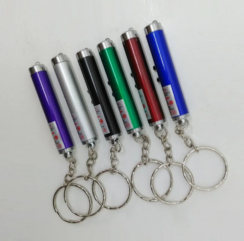 Модная красная лазерная указка случайного цвета 1 шт. Забавная детская игрушка с