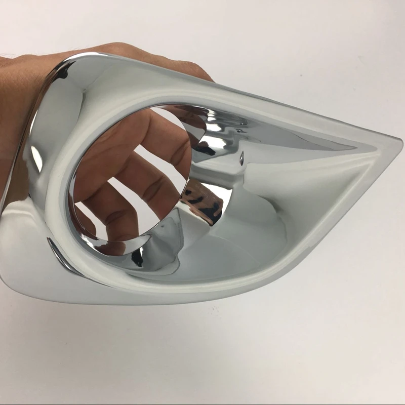 

Car ABS Chrome Front Fog Lamp Light Cover Trim Foglight Frame Decorations for Toyota Vios/Yaris 2014-2016 Car Styling