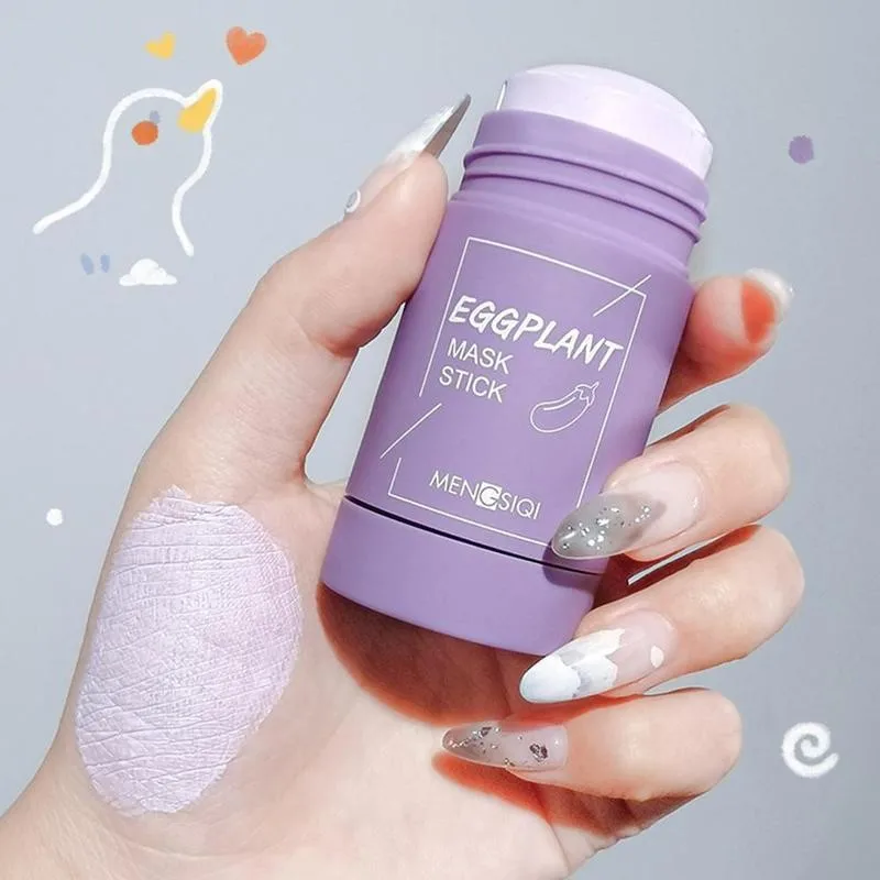 

Acne Clearing Mask Anti-acne Eggplant Moisturizing Oil Control Green Tea Blackhead And Fine Pores Mud Mask Skin Care