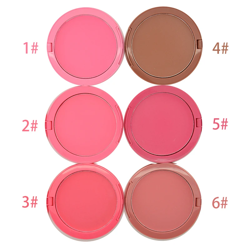 Пудра для румян пудра пудры палитра макияжа запеченный бронзант контур гладкая