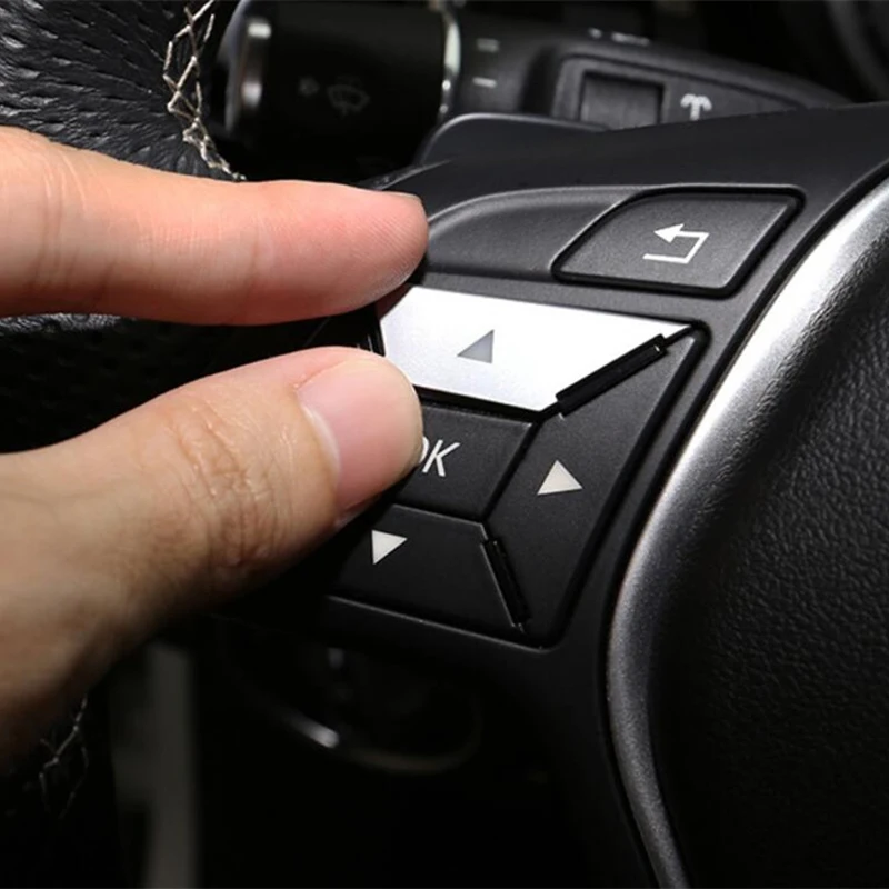 Кнопка переключения руля накладка наклейка для Mercedes Benz A B C E Ml Gl Cla Gla Glk Sl Slk Class W176