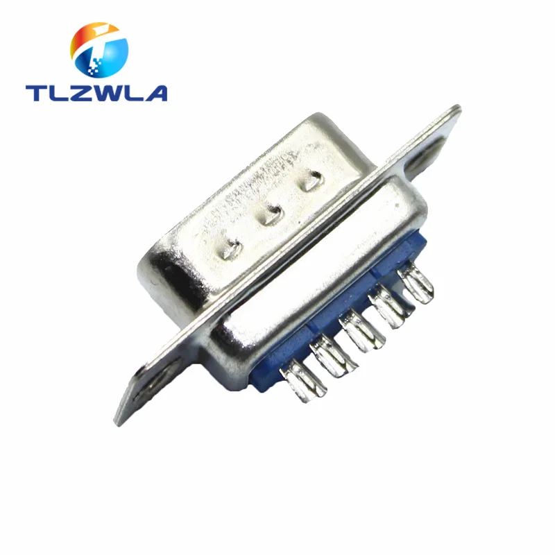 100 шт. RS232 DB9 разъем последовательный VGA 9 Pin Женский 2 ряда Тип припоя штекер D-SUB |