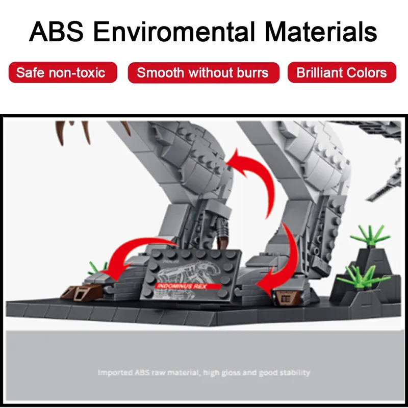 Конструктор Парк Юрского периода Тираннозавр Рекс Сборная модель динозавра