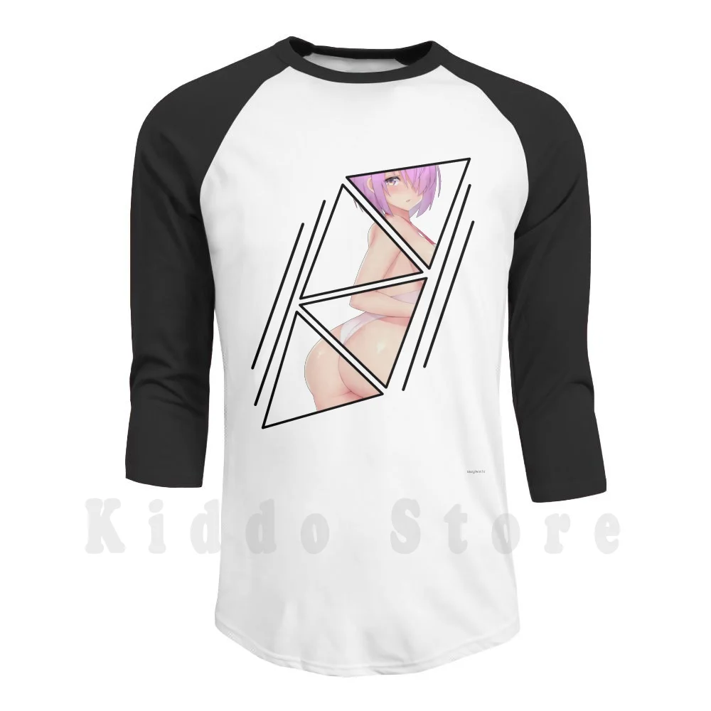 Толстовка с капюшоном Thicc Fate длинным рукавом в стиле аниме Manga Ecchi Hentai Mashu Japan Sexy Booty