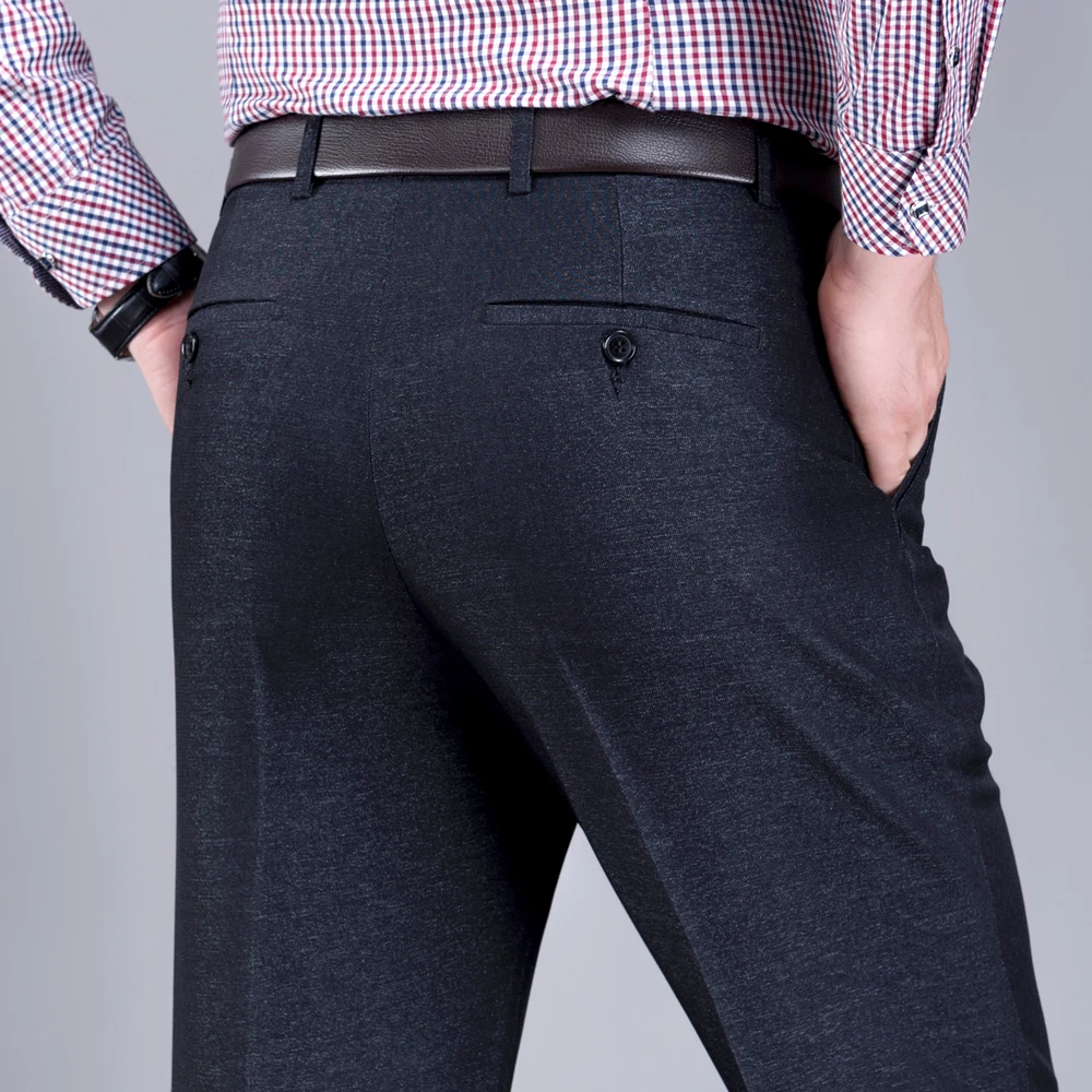 Новинка 2020 модный Удобный мужской костюм высококачественные прямые брюки