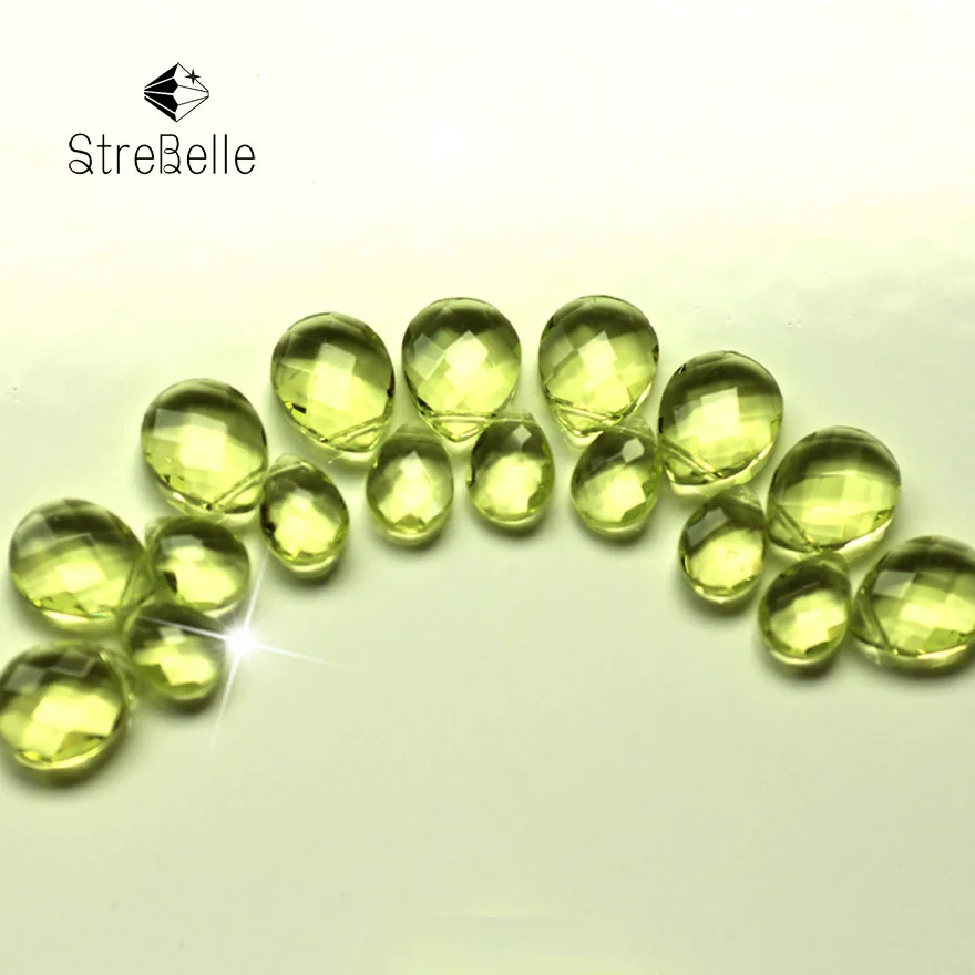 Флуоресцентный зеленый P0002 Diy Jewelry аксессуары детали 50 шт./лот грушевидное