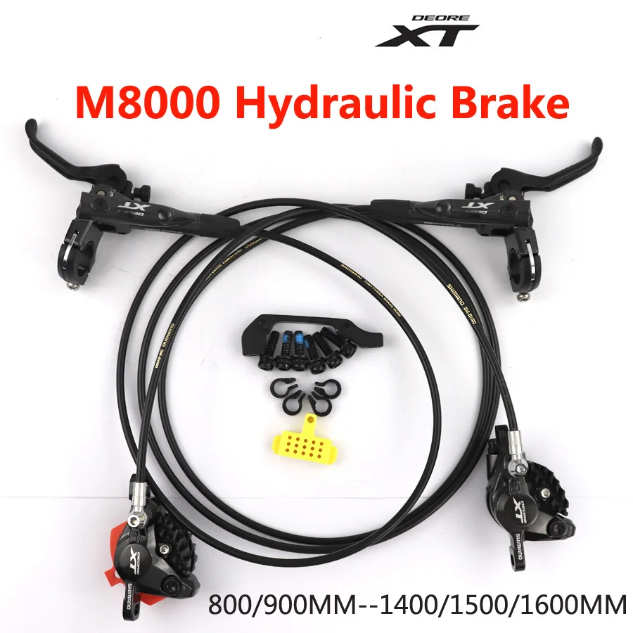 SHIMANO DEORE XT M8000 M8100 M8120 тормоз Горный велосипед гидравлический дисковый тормоз MTB ICE-TECH левый и правый 800 мм-1500 мм-1600 мм