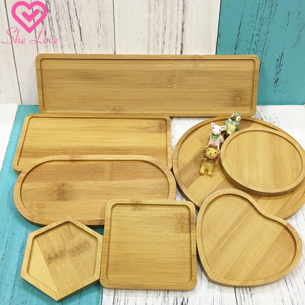 DIY Mosaic Coaster Materials Creative Natural Wood Coasters Square Round Heart Shaped Wooden Coaster Accessories