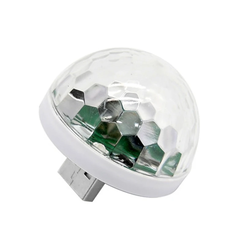 Usb мини светодиодный диско магический светильник шар портативный караоке