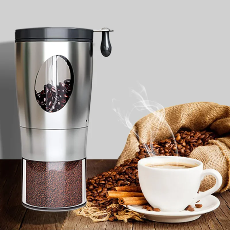 Ручная кофемолка GUNOT Coffee Expresso Cafe вместительная чашка для хранения из нержавеющей