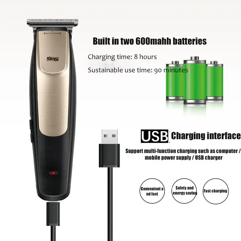 Машинка для стрижки волос профессиональная машинка перезаряжаемая бороды