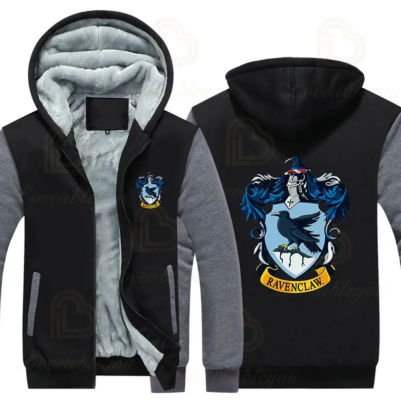 

Harriy Style Cosplay Costume Hoodies Wizardry Autumn Tracksuit Sweatshirt Men's Sport Noctilucous Winter Collar Cap Zipper Hoody