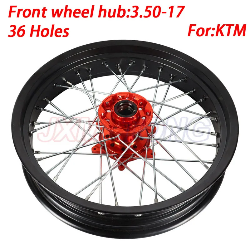 

3.50x17" 17inch Spoked Motorcycle Front Wheels Rims For KTM EXC EXC-E SX SX-F XCW 150 200 250 300 350 450 2003-2018