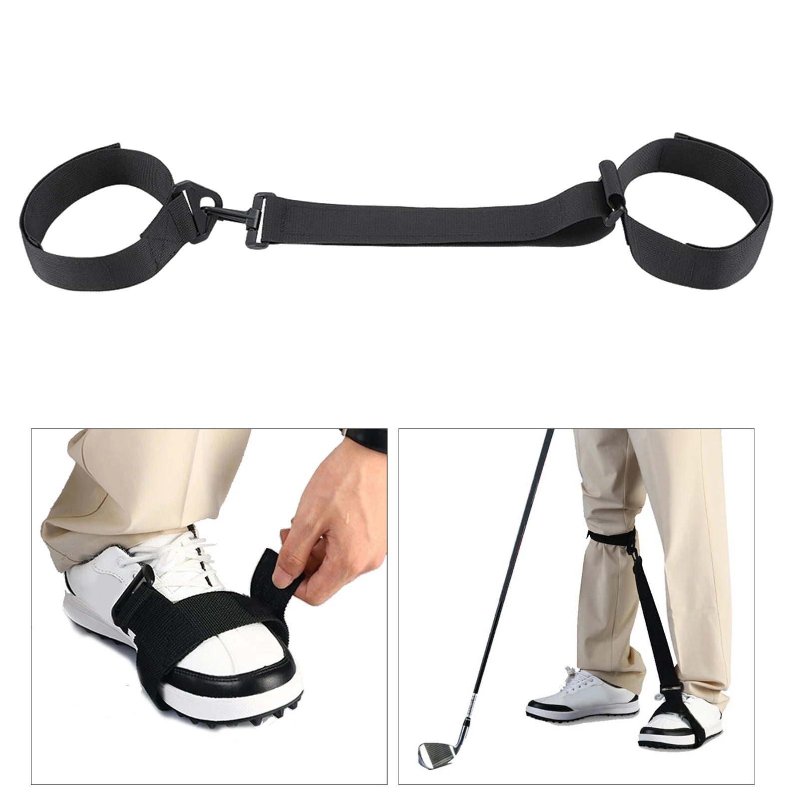 

Golf Swing Training Aid Leg Feet Band Posture Correction Practicing Guide Belt for Golf Beginner Correcting Tools