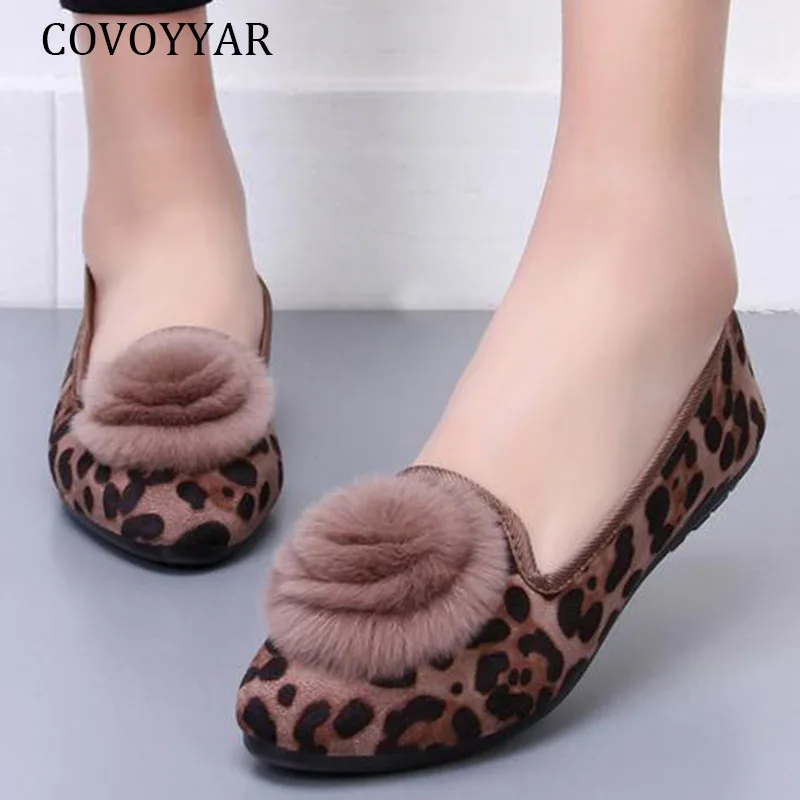 Женские туфли на плоской подошве с острым носком из флока|Обувь без каблука| |