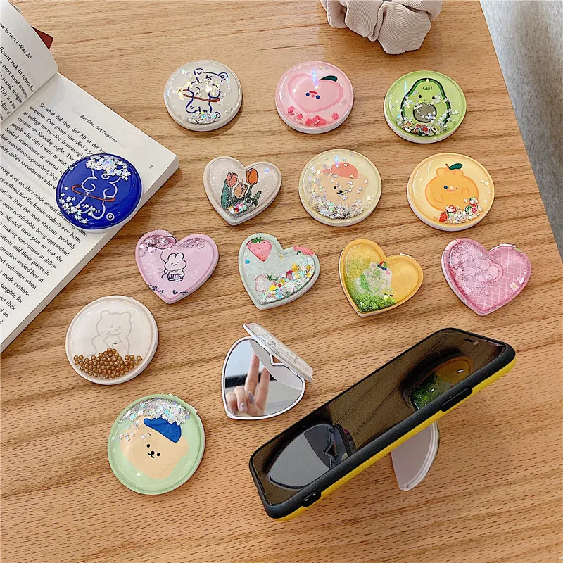 Мультяшный милый телескопический держатель кольцо с подставкой для iPhone 11 Samsung