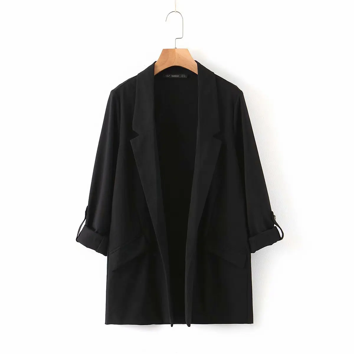 

2021 Korean New High quality office suit commuter jacket striped jacket long sleeve blazer stylish design elegant women's wear