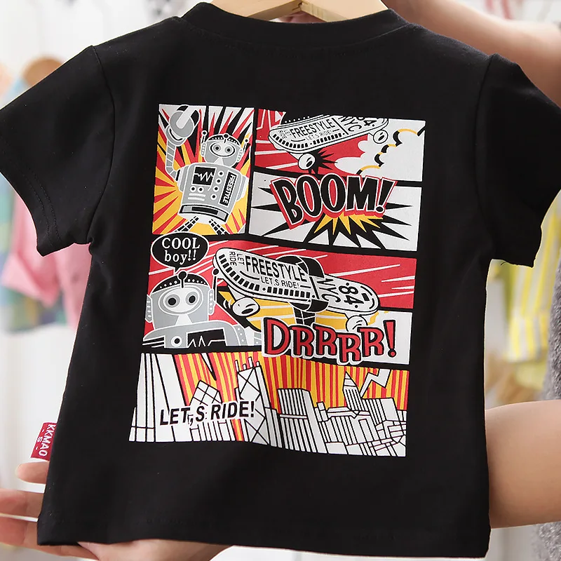 

Summer Children Fashion Clothes Baby Boys Girls Cartoon T Shirt Shorts 2Pcs/sets Kids Toddler Sportswear Infant Casual Clothing