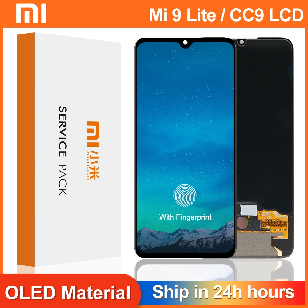 ЖК дисплей 6 39 дюйма MiCC9 для Xiaomi Mi 9 lite сенсорный экран дигитайзер в сборе детали CC9