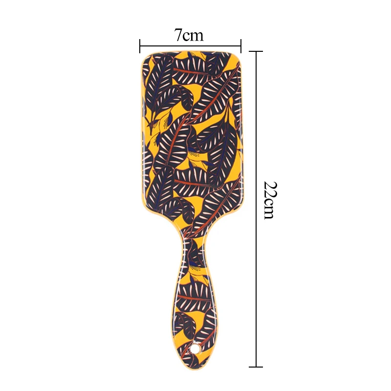 

1pcs Marbling Plastic Hair Brush Paddle Cushion Scalp Massage Comb Massage Brush Hairbrush Comb