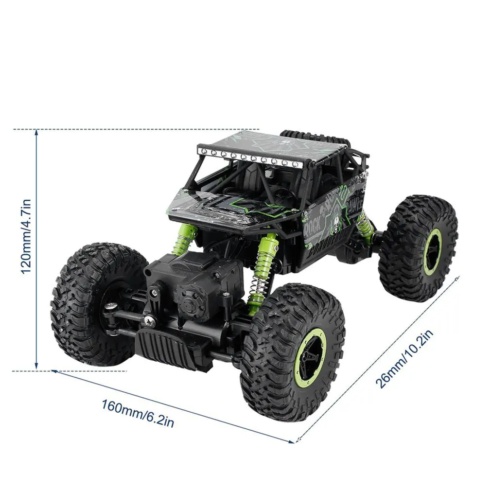 2 4 GHz RC автомобиль 4WD Рок Гусеничный ралли скалолазание 4x4 двойные двигатели Bigfoot