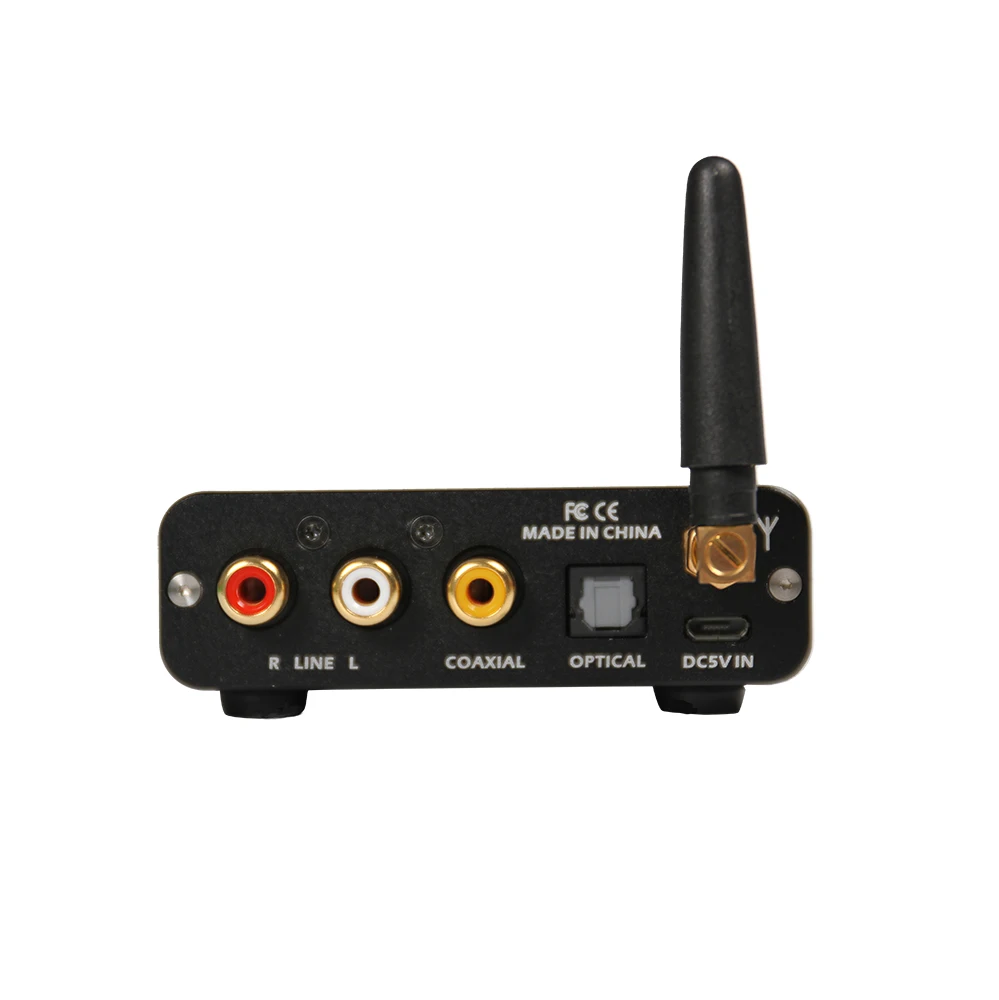 SMSL B1 HiFi Stereo Audio Bluetooth DAC Receiver NFC Optical Coaxial Digital Decoder 24 Hours Playing Time Black | Электроника