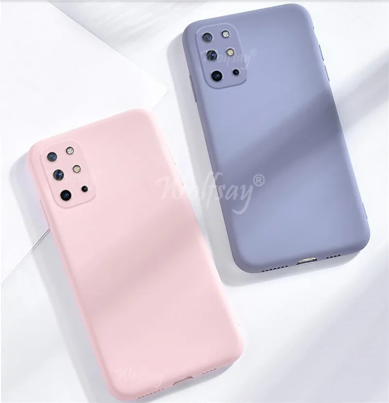 

Чехол для OnePlus 8T, однотонный чехол из углеродного волокна с жидкостью для OnePlus 8T, чехол для OnePlus 8T 9R 9 Pro Nord2 N200