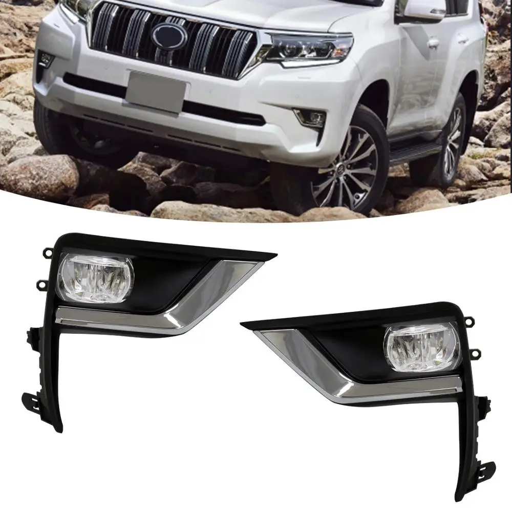 M & C для Toyota Prado 2018 Land Cruiser 2 шт. Автомобильный светодиодный противотуманный