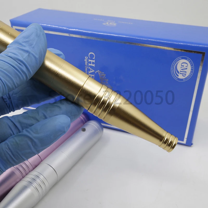 Цифровая тату-ручка Dermograph Перманентный макияж машинка для татуажа бровей и губ