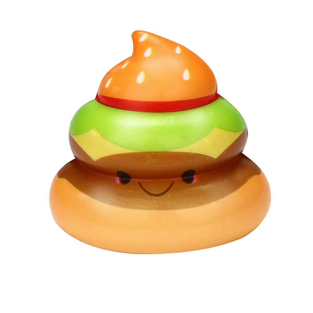Игрушки для отдыха декоратора Squishies Kawaii с принтом Yummy Еда ПУ медленно