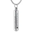 IJD148 потеря ювелирные изделия в память о домашних животных Подвеска цилиндрической формы держать собака, кошка зола после кремации ожерелье-сувенир-вы мой любимый привет