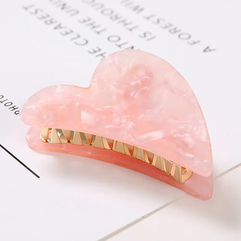 

1PC Boutique Women Hair Clip Large Size Acrylic Hairpins Women Hair Crab Hair Claws Women Make UP Washing Tool Hair Accessories