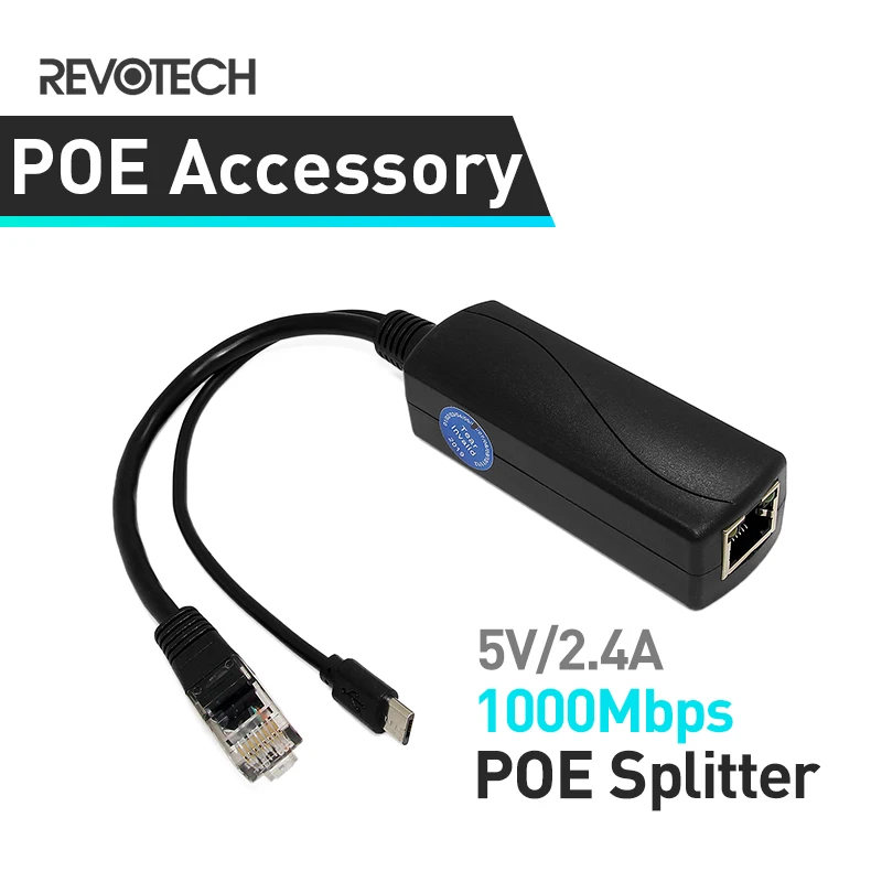 Разветвитель PoE с Micro USB 5 В 100 А 10/1000 Мбит/с|Аксессуары для CCTV| |